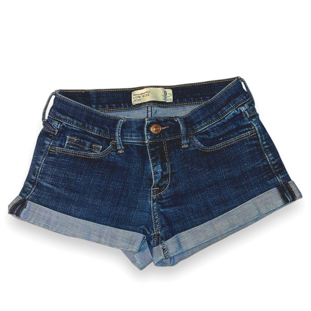 Abercrombie & Fitch - Low Rise Blue Jean Short-Shorts Women’s US Size: ( 0/25 )
